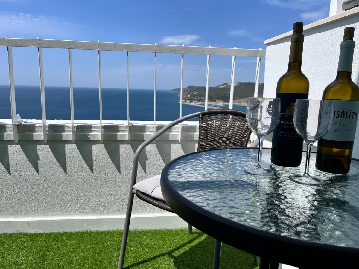 Axenic Retreat - Panoramic Ocean View, Sleeps 4, Ensuite Bathroom, New Redesign Sesimbra Esterno foto